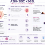 Ασκήσεις Kegel: Αναδόμηση και Ενδυνάμωση του Πυελικού Εδάφους Infographic με τις ασκήσεις Kegel και την ενδυνάμωση του πυελικού εδάφους.