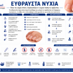 ΕΥΘΡΑΥΣΤΑ ΝΥΧΙΑ Ιατρικό infographic για τα εύθραυστα νύχια, τα αίτια και τη θεραπεία τους.