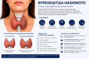 Ιατρική απεικόνιση της θυρεοειδίτιδας Hashimoto με πληροφορίες για τον υποθυρεοειδισμό και τα αντιθυρεοειδικά αντισώματα.