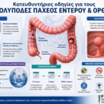 Κατευθυντήριες οδηγίες για τους πολύποδες παχέος εντέρου και ορθού με απεικόνιση κολονοσκόπησης, πολυπεκτομής και προγράμματος παρακολούθησης.