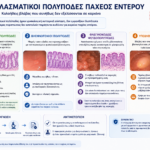 ΜΗ ΝΕΟΠΛΑΣΜΑΤΙΚΟΙ ΠΟΛΥΠΟΔΕΣ ΠΑΧΕΟΣ ΕΝΤΕΡΟΥ Infographic με τους κύριους τύπους μη νεοπλασματικών πολυπόδων του παχέος εντέρου.