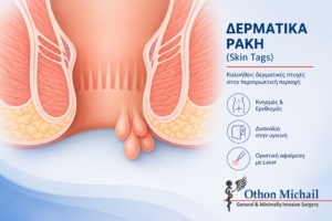 Δερματικά ράκη (skin tags) στην περιπρωκτική περιοχή και αντιμετώπιση με Laser