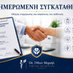 Έντυπο συγκατάθεσης για Νεοπλάσματα Οισοφάγου Ενημερωμένη συγκατάθεση χειρουργικής επέμβασης – Οδηγός ενημέρωσης και ασφάλειας ασθενούς | Dr. Όθων Μιχαήλ