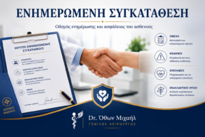 Ενημερωμένη συγκατάθεση χειρουργικής επέμβασης – Οδηγός ενημέρωσης και ασφάλειας ασθενούς | Dr. Όθων Μιχαήλ