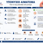 ΥΠΟΝΥΧΙΟ ΑΙΜΑΤΩΜΑ Ιατρικό infographic για το υπονύχιο αιμάτωμα, τα συμπτώματα και τη θεραπεία του.